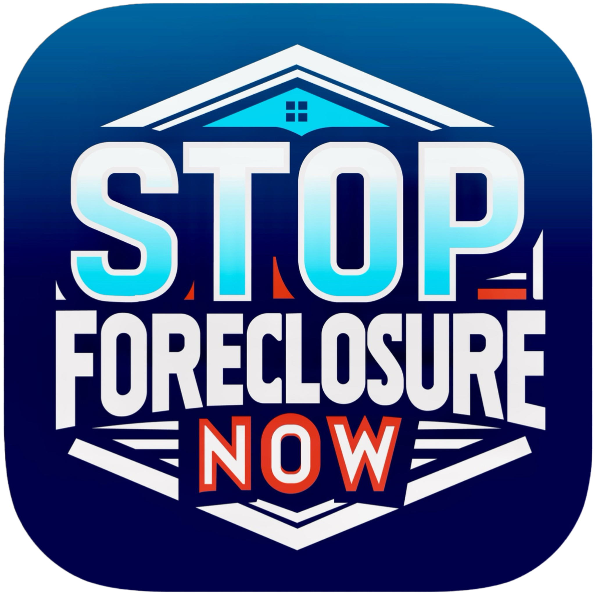 Logo of stop foreclosure now on their homepage that helps with foreclosure problems or other financial problems